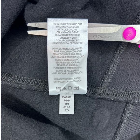 Champion Women’s Long Sleeve Crewneck Sweatshirt, Black, size XXL - Picture 11 of 13